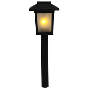 Benson Tuinlamp solar fakkel / tuinverlichting met vlam effect 34,5 cm -