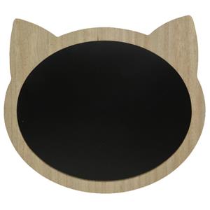 Decoris Katten/poezen krijtbord/memobord mdf x 35 cm -