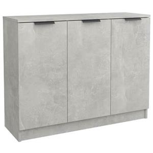 VidaXL Dressoir 90,5x30x70 cm bewerkt hout betongrijs