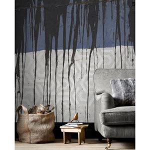 Praxis Vanilla Lime Fotobehang Print 14115 Grijs Blauw Zwart 450x270cm