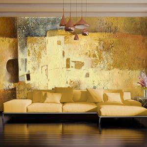 Karo-art Zelfklevend fotobehang - Gouden rariteit, Abstract, 490x280, premium print