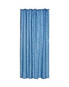HEMA Douchegordijn Recycled Polyester Druppels 180x200 (blauw)