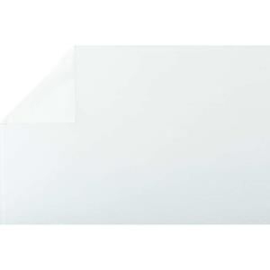 2LIF 2x Rollen raamfolie wit semi transparant 45 cm x 2 meter zelfklevend -