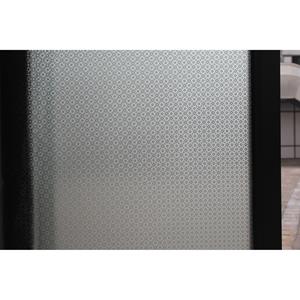Wicotex 2x rollen raamfolie rondjes semi transparant 45 cm x 2 meter statisch -
