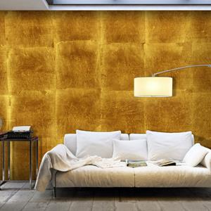 Karo-art Zelfklevend fotobehang - Gouden muur, 490x280, premium print