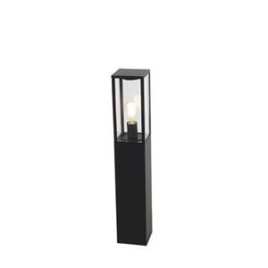 QAZQA staande Buitenlamp charlois - Zwart - Industrieel - L 14cm