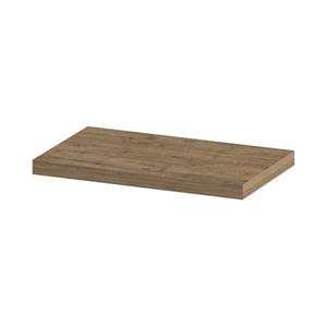 INK 35d wandplank - 60x35x3.5cm - voorzijde afgekant - tbv nis - MFC Naturel eiken 1258800