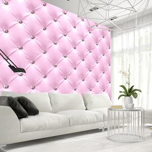 Karo-art Zelfklevend fotobehang - Roze elegantie, 8 maten, premium print