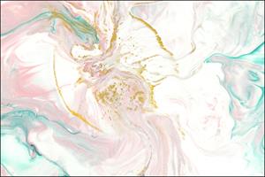 Karo-art Fotobehang - Stijlvolle marmeren abstractie, Roze/wit, in 11 maten te koop, inclusief behanglijm