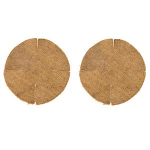 Nature 3x stuks inlegvel kokos voor hanging basket 35 cm - kokosinleggers -