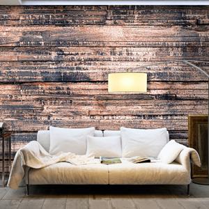 Karo-art Zelfklevend fotobehang - Verbrande Planken, Premium Print, 8 maten
