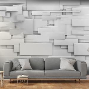 Karo-art Zelfklevend fotobehang - Abstracte ruimte, 3D look, Premium Print