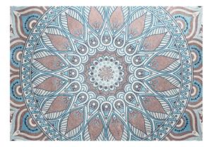Karo-art Zelfklevend fotobehang - Prachtige Mandala, Premium print