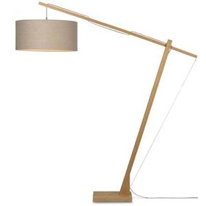 GOOD&MOJO Vloerlamp Montblanc - Bamboe|Taupe - 175x60x207cm
