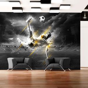 Karo-art Zelfklevend fotobehang - Voetbal legende, 8 maten, premium print