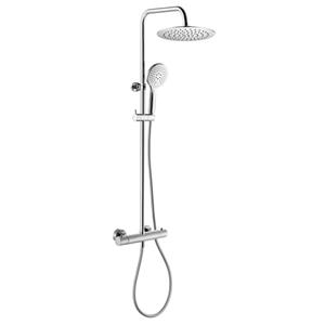 Royal Plaza Sky Regendoucheset Opbouw - hoofddouche 23cm - handdouche rond - hoogte verstelbaar - chroom 1849093