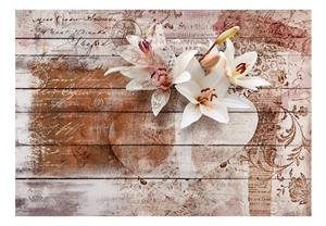 Karo-art Zelfklevend fotobehang - Romantische herinneringen, Premium Print