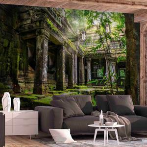 Karo-art Zelfklevend fotobehang - Preah Khan , tempel in Cambodja , Premium Print