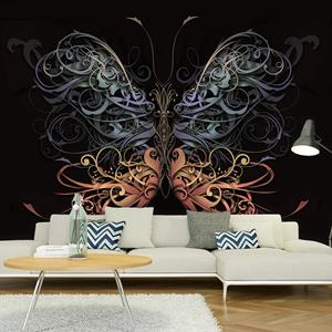 Karo-art Fotobehang -Natuurlijke Artiest , Vlinder, premium print vliesbehang