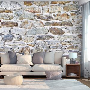 Karo-art Zelfklevend fotobehang - Oude stenen muur, aanrader, 8 maten, premium print