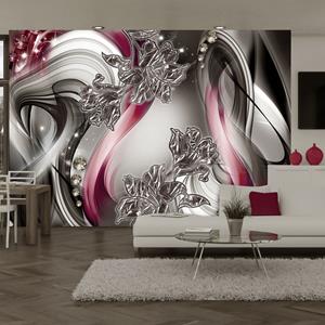 Karo-art Zelfklevend fotobehang - Roze symfonie, 8 maten, premium print