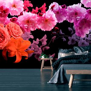 Karo-art Zelfklevend fotobehang - Lente Bloemen , Premium Print