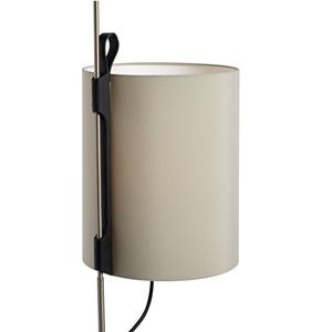 Carpyen Vloerlamp Magnetic, Ø 25cm, kaki, eiken zwart