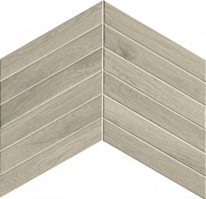 Jabo Tegelsample:  Fapnest keramisch parket silver chevron 7.5x45