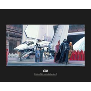 Komar Poster Star Wars Classic RMQ Death star Shuttle dok