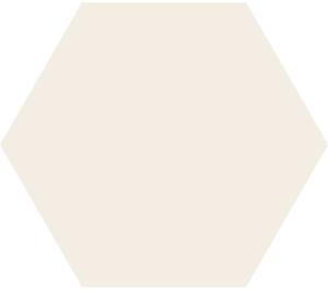 Jabo Tegelsample:  Hexagon Timeless vloertegel ivory 15x17