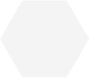 Jabo Tegelsample:  Hexagon Timeless vloertegel white 15x17