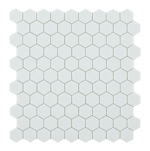 Jabo Tegelsample: By Goof hexagon mozaïek wit 30x30
