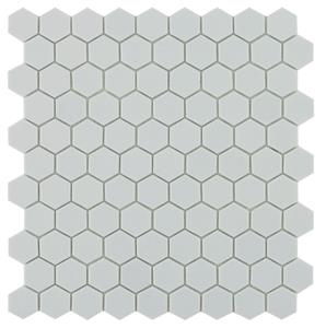 Jabo Tegelsample: By Goof hexagon mozaïek lichtgrijs 30x30