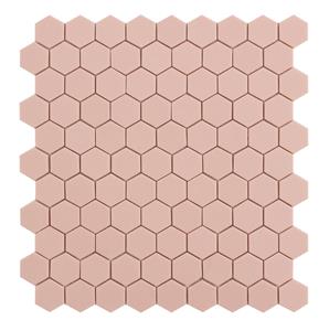 Jabo Tegelsample: By Goof hexagon mozaïek roze 30x30
