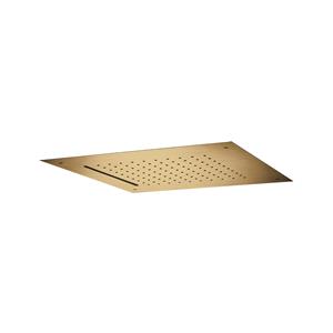 Lagoo Hoofddouche Showerlicious  Nesso met Cascade 43 x 43 cm RVS Geborsteld Goud PVD