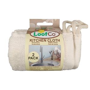 LoofCo Kitchen Cloth 2-Pack - Handtücher 20x30cm