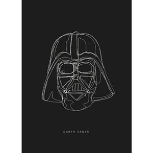 Komar Poster Star Wars Lines dark Side Vader