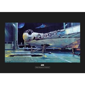 Komar Poster Star Wars Classic RMQ Falcon Hangar