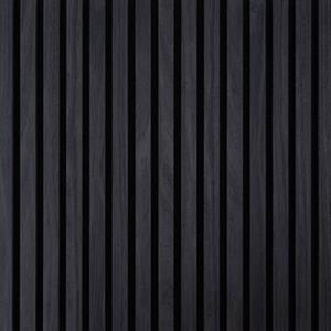 Home67 - Akoestisch Wandpaneel Zwart - 280 x 60 x 2.2 cm - Lattenwand