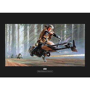 Komar Poster Star Wars Classic RMQ Endor speeder