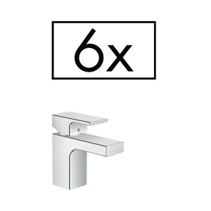 Hansgrohe Wastafelmengkraan  Vernis Shape Eengreeps 70 Zinc Met Trekwaste 6 Stuks Chroom