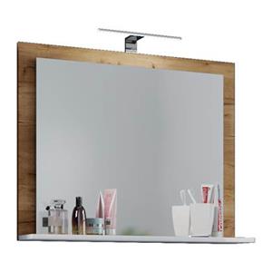 VCM - my bath Vcm - Badkamermeubelspiegel- Badkamer Spiegel Wandspiegel Met Lendas Planchet
