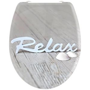 Welltime Toiletzitting Relax afneembaar, softclosemechanisme, breukbestendig, krasvast, snelsluiting