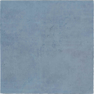 Revoir Paris Atelier vloertegel 14x14 blue lumiere mat