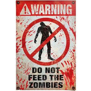 Reinders! Poster Warning! Do Not Feed The Zombies