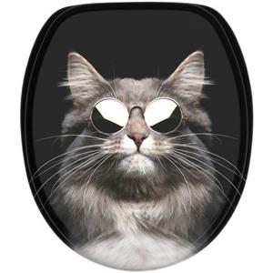Sanilo WC-Sitz Cool Cat, mit Absenkautomatik, BxL: 37,7 x 42,0 - 47,0 cm