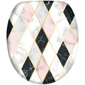 Sanilo Toiletzitting Diamond met softclosemechanisme, bxl: 37,7x 42,0 - 47,0 cm