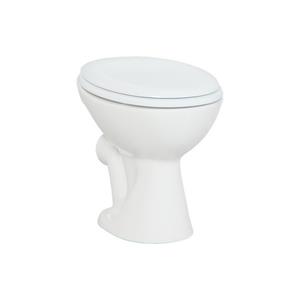 Boss & wessing Toiletpot Staand  Holt Muur Aansluiting Wit