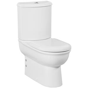 Boss & wessing Toiletpot Staand  Selin Onder En Muur Aansluiting Wit