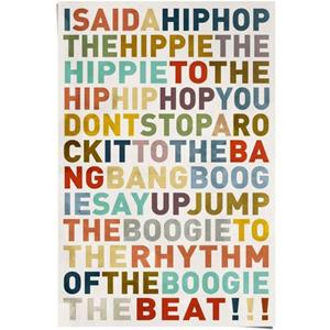 Reinders! Reinders Poster "Poster I said a HipHop Farbig - Hip-Hop - Songtext - Musik", Musiker, (1 St.)